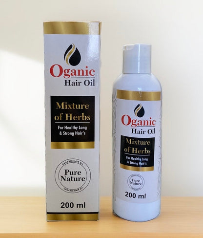 Organic Hair Oil & Mixture of Herbs