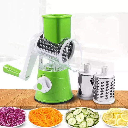 Multifunction Vegetable Slicer, Fruit Juicer Kitchen Tabletop Grater